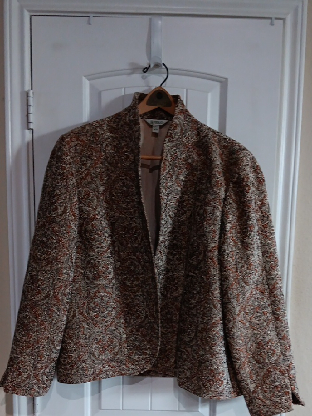 Austin Reed Vintage 90s Paisley Tapestry Blazer 16W Art Academic Grandmacore